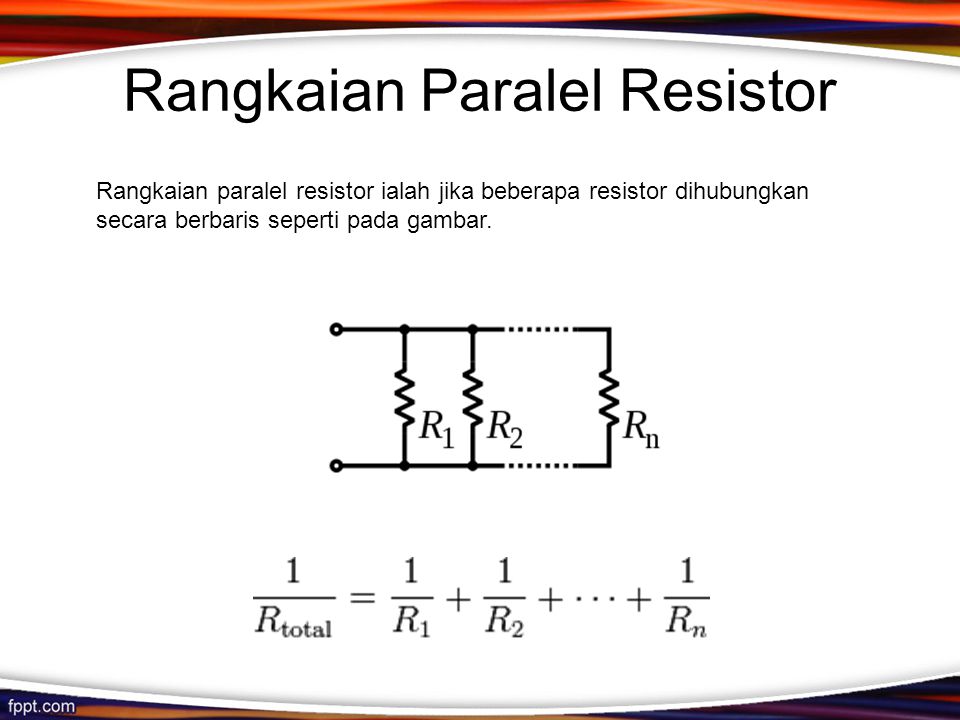 Rangkaian Paralel Resistor