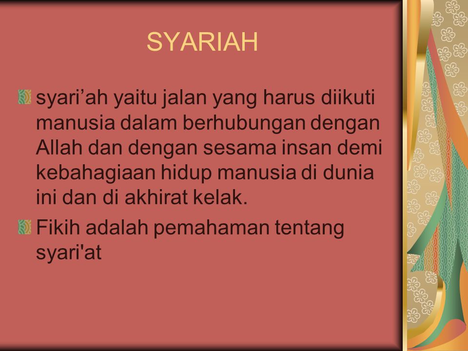 SYARIAH