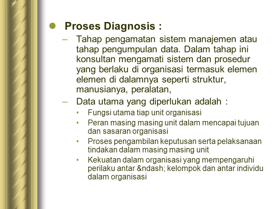 Proses Diagnosis :