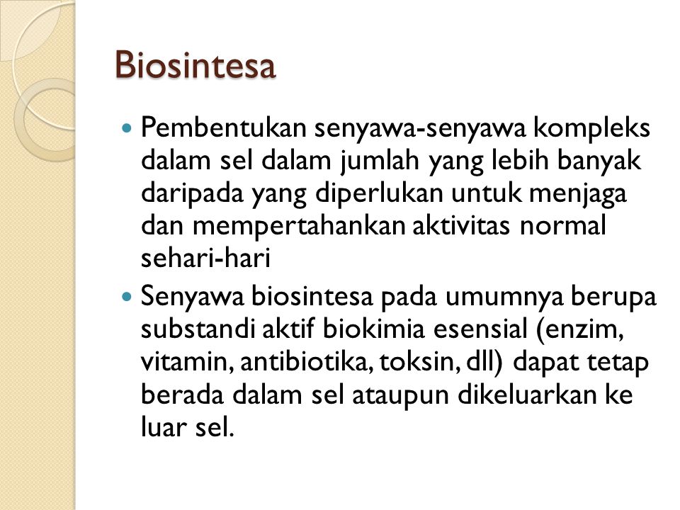 Biosintesa