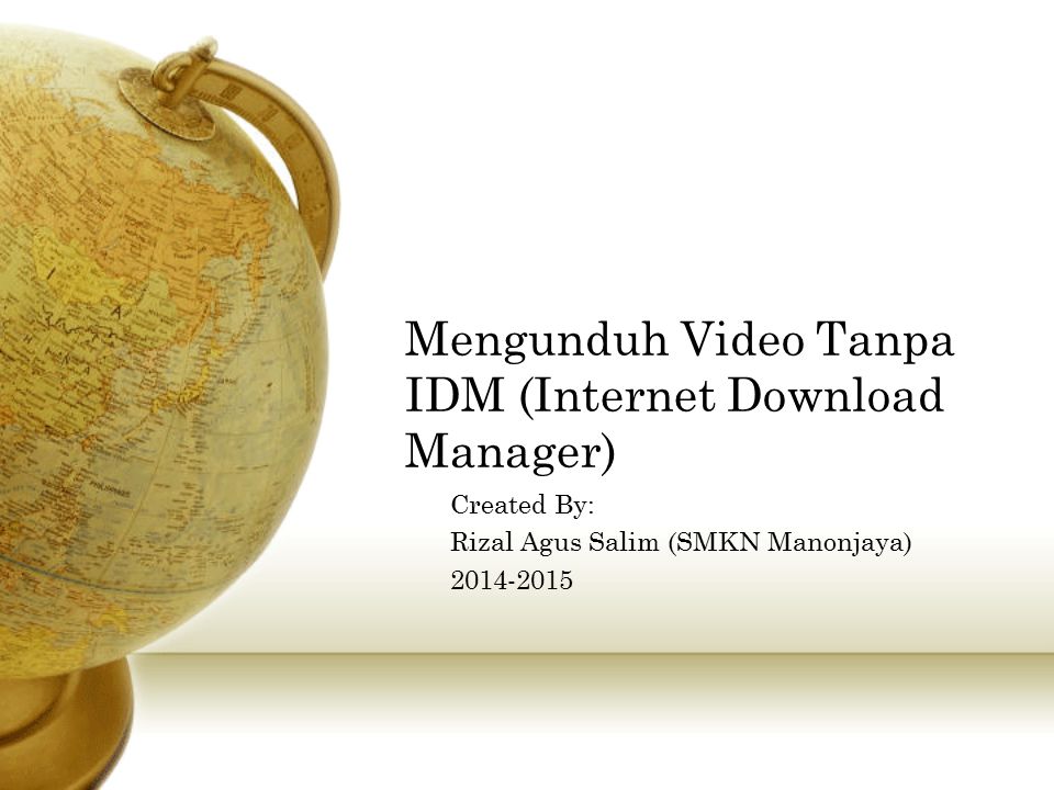 Mengunduh Video Tanpa IDM (Internet Download Manager)