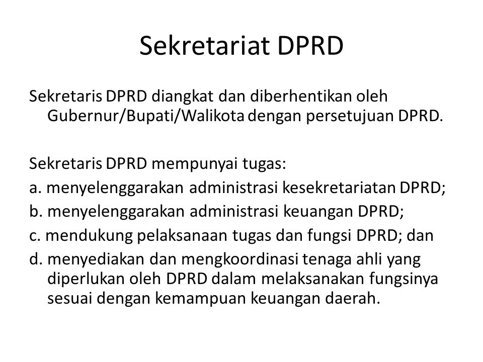 Sekretariat DPRD