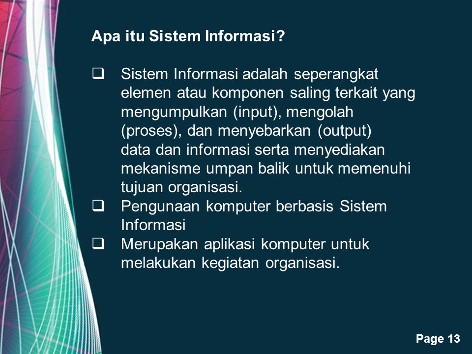 Apa itu Sistem Informasi