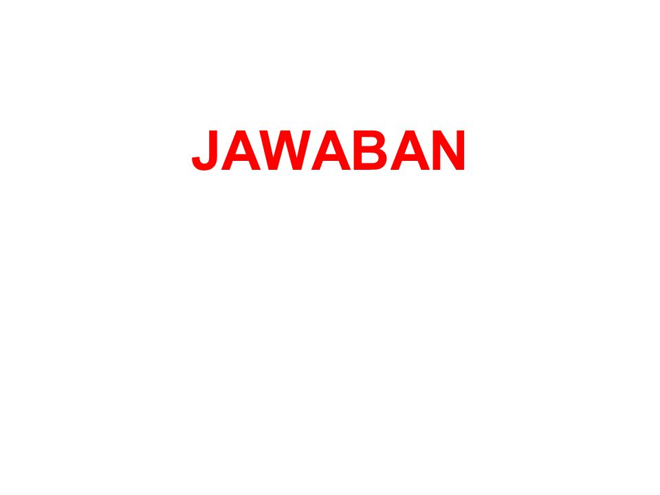 JAWABAN