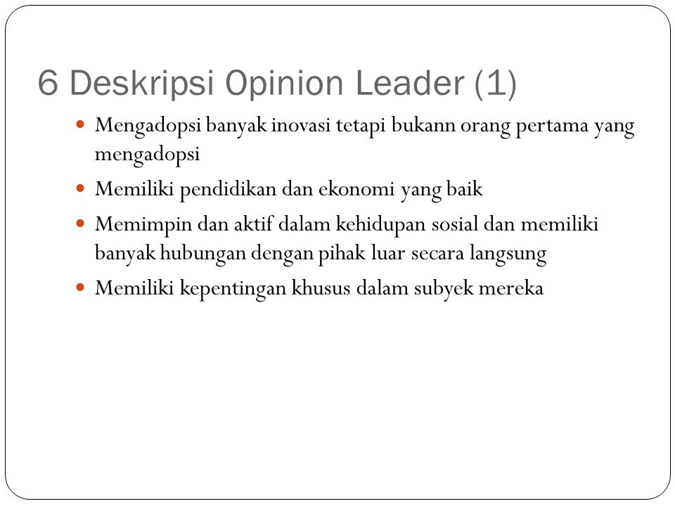 6 Deskripsi Opinion Leader (1)