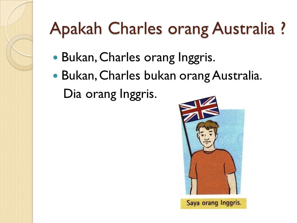 Apakah Charles orang Australia