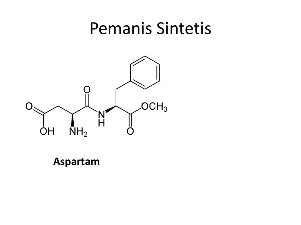 Pemanis Sintetis Aspartam