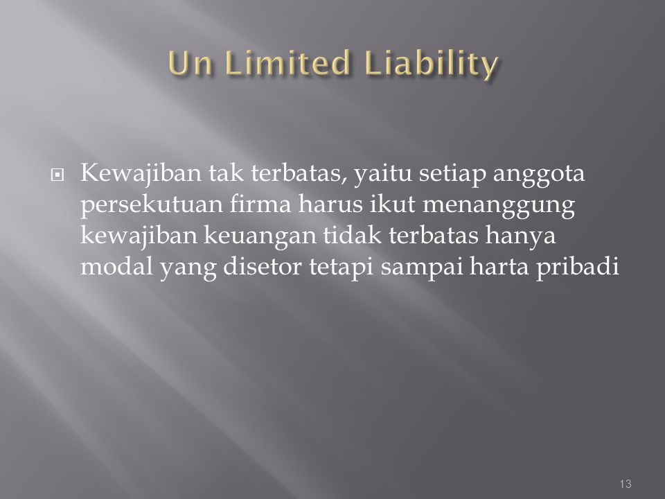 Un Limited Liability