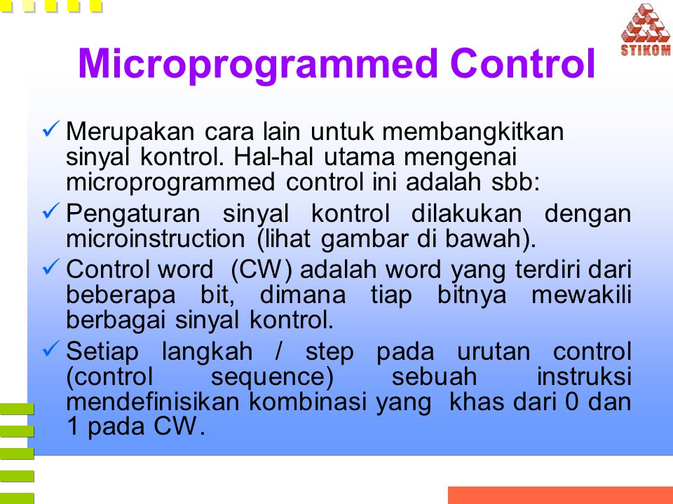 Microprogrammed Control