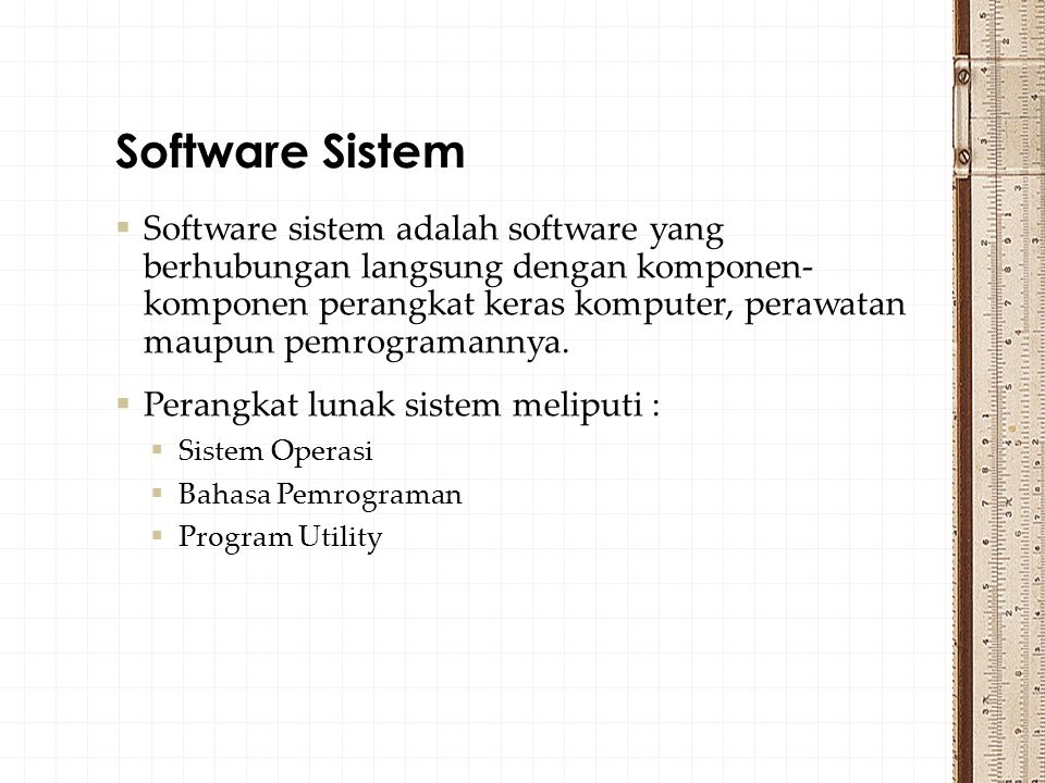 Software Sistem