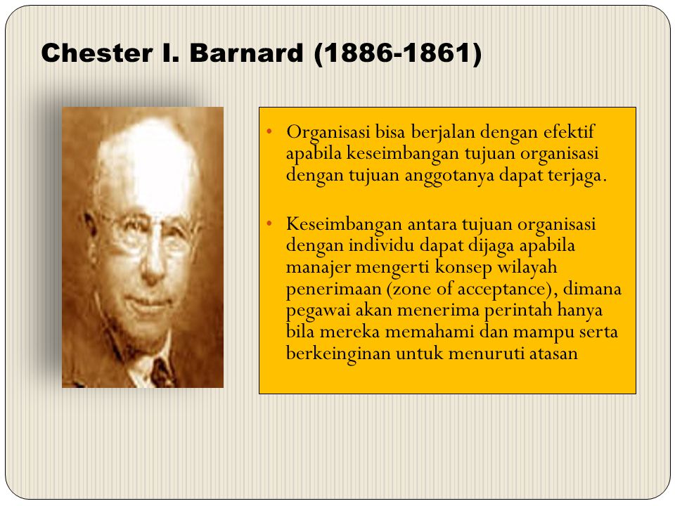 Chester I. Barnard ( )