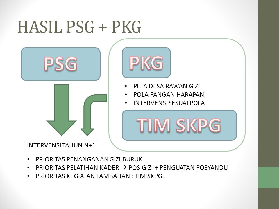 PKG PSG TIM SKPG HASIL PSG + PKG PETA DESA RAWAN GIZI