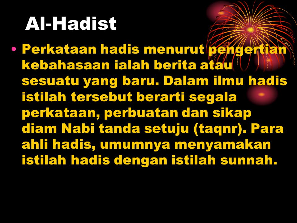 Al-Hadist