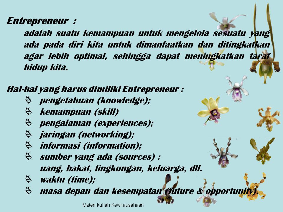Entrepreneur :