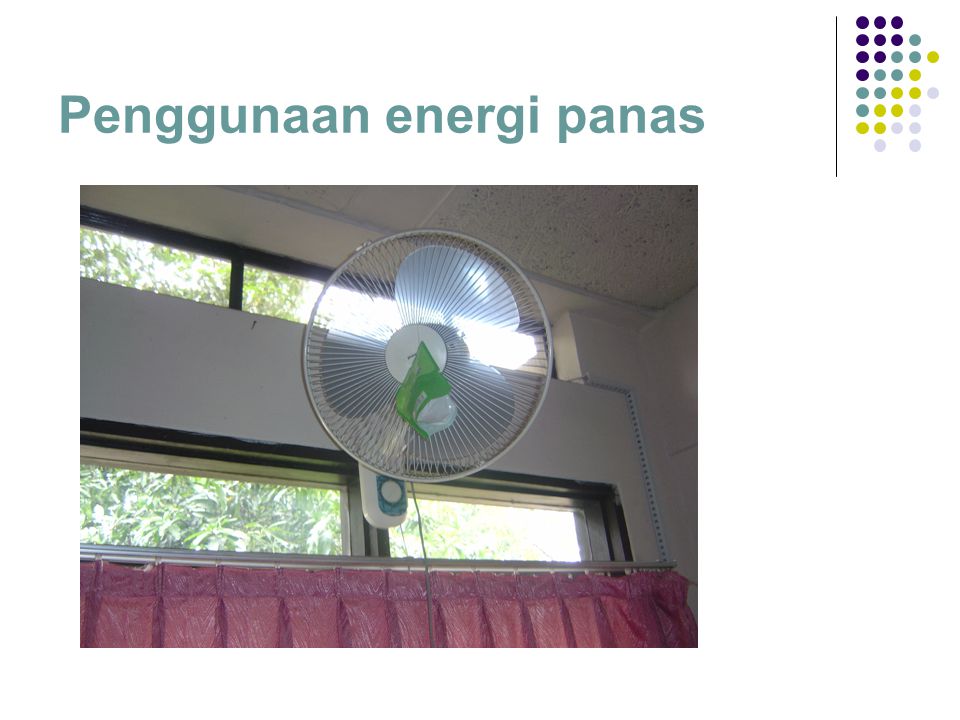 Penggunaan energi panas