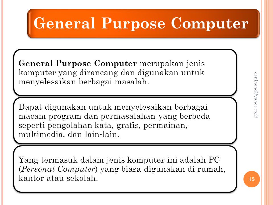 General Purpose Computer