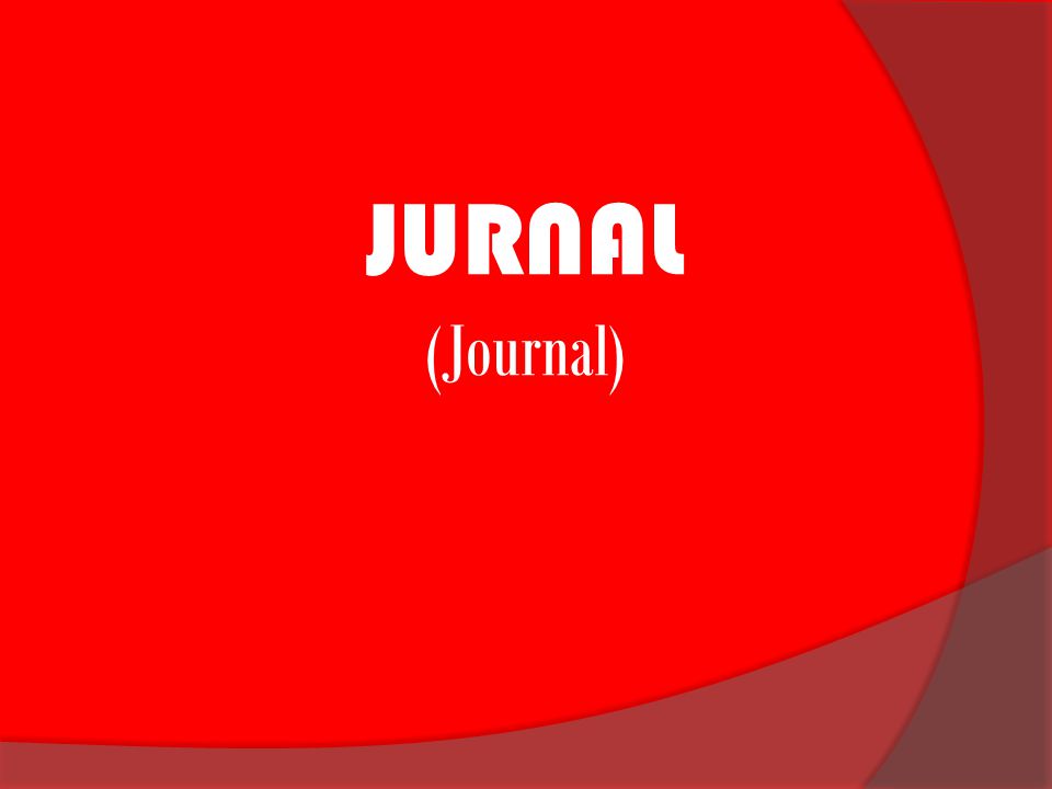 JURNAL (Journal)