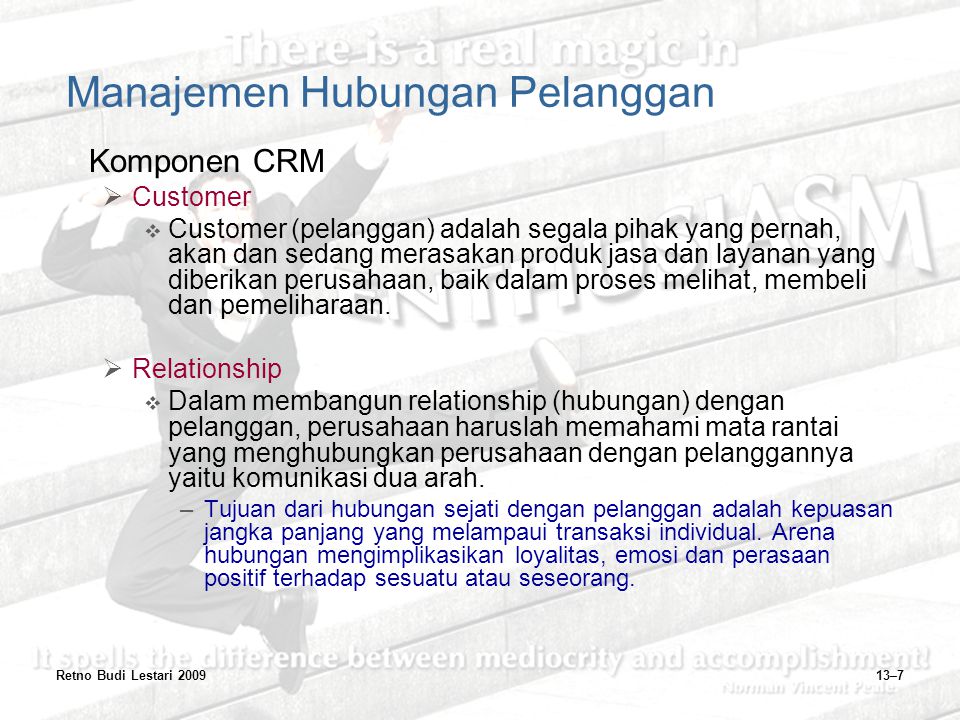 Manajemen Hubungan Pelanggan