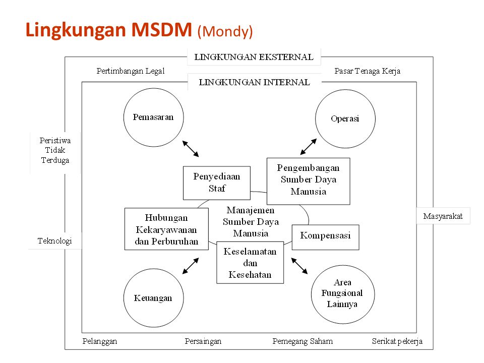 Lingkungan MSDM (Mondy)