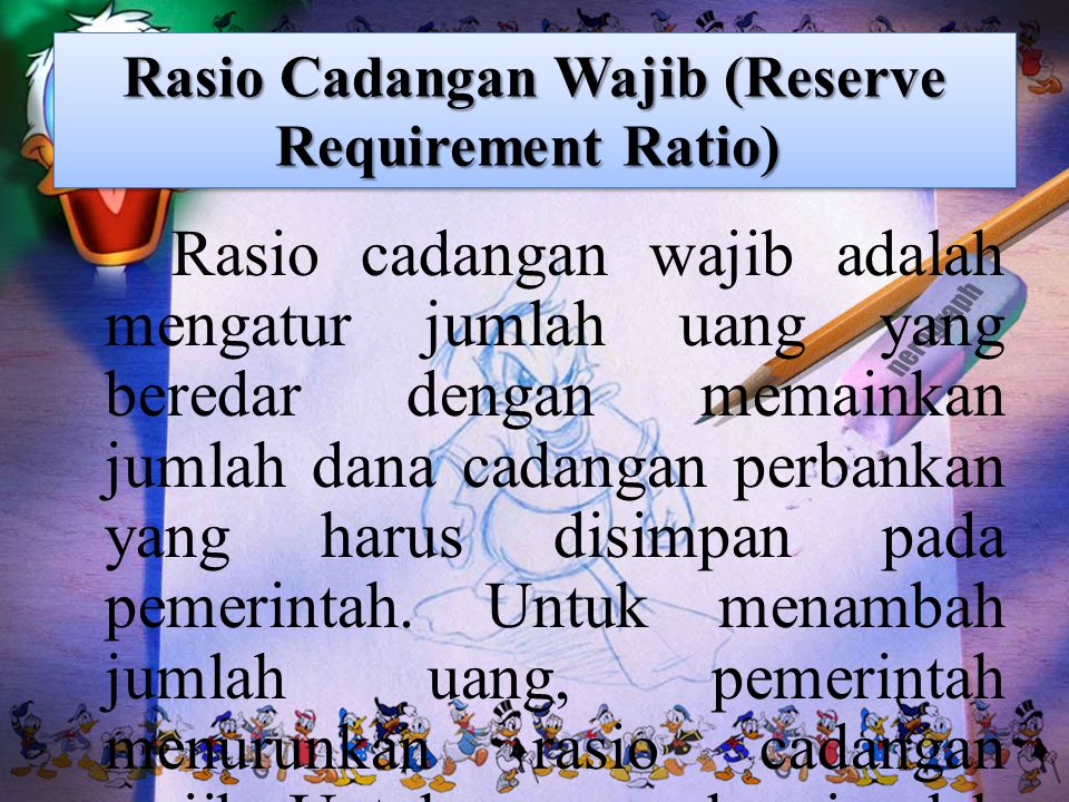 Rasio Cadangan Wajib (Reserve Requirement Ratio)