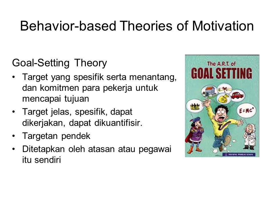 Behavior-based Theories of Motivation