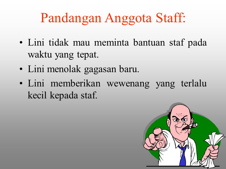 Pandangan Anggota Staff:
