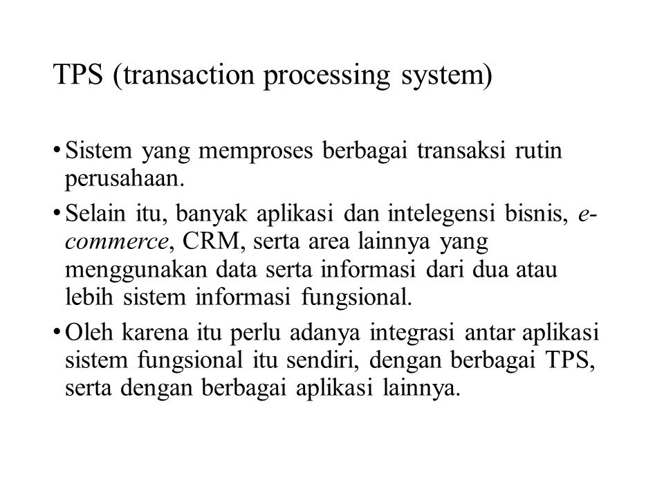 TPS (transaction processing system)