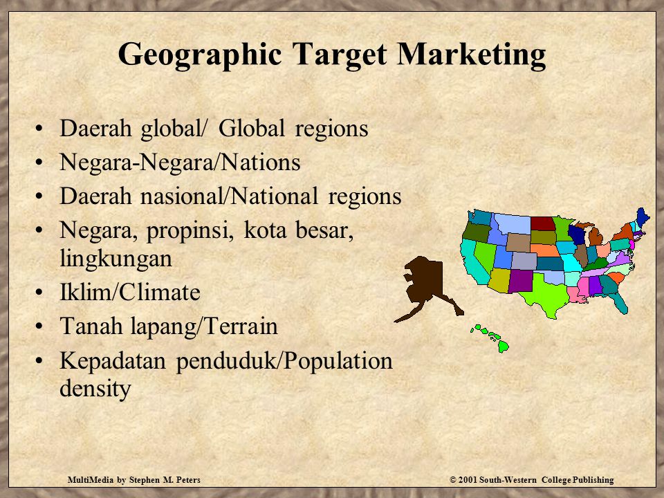 Geographic Target Marketing
