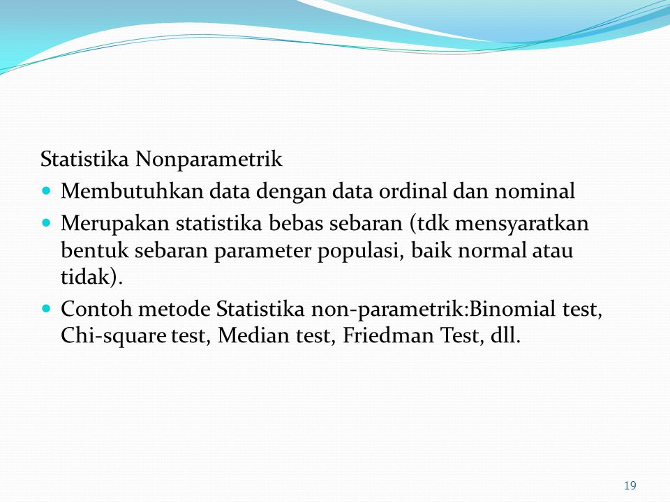 Statistika Nonparametrik