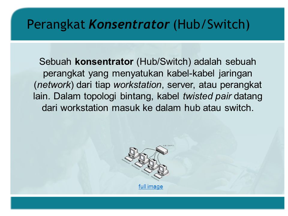 Perangkat Konsentrator (Hub/Switch)