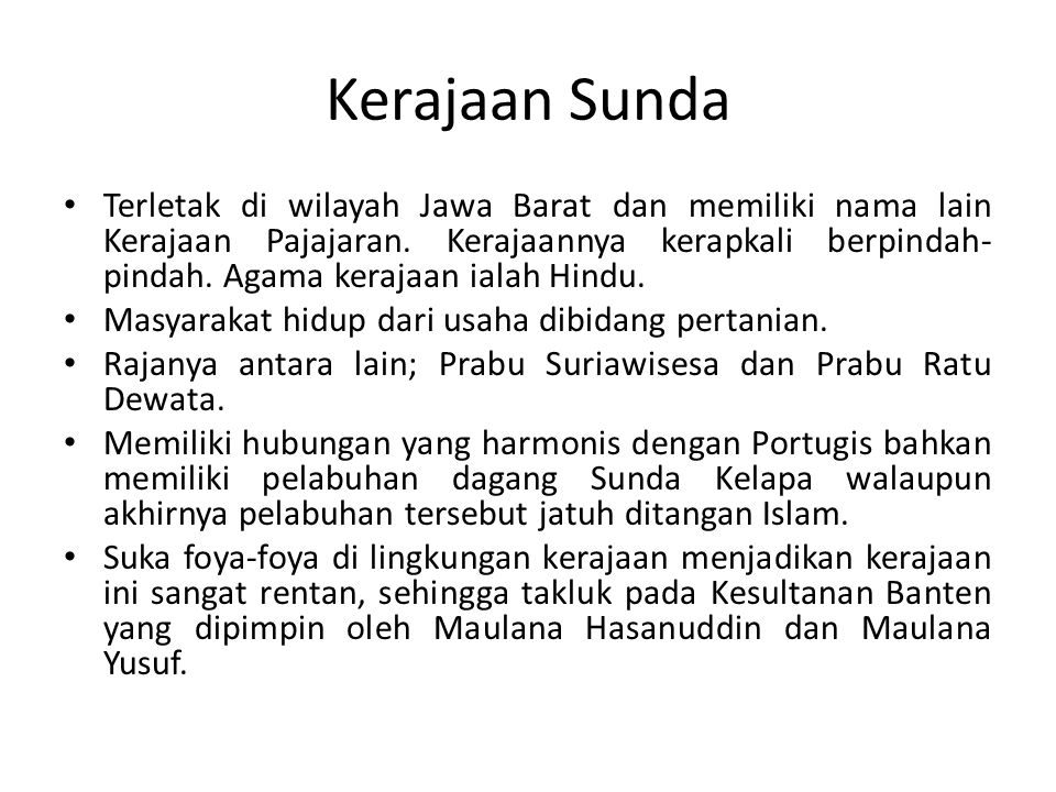 Kerajaan Sunda