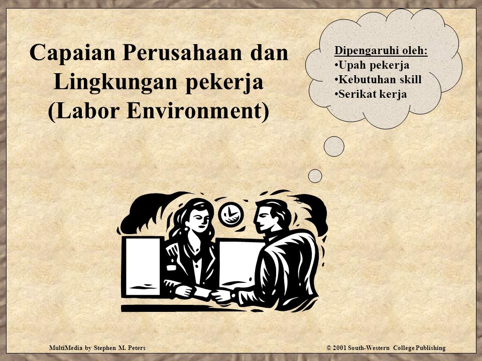 Capaian Perusahaan dan Lingkungan pekerja (Labor Environment)