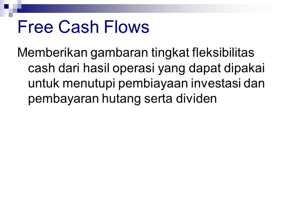 Free Cash Flows
