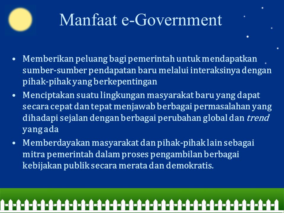 Manfaat e-Government