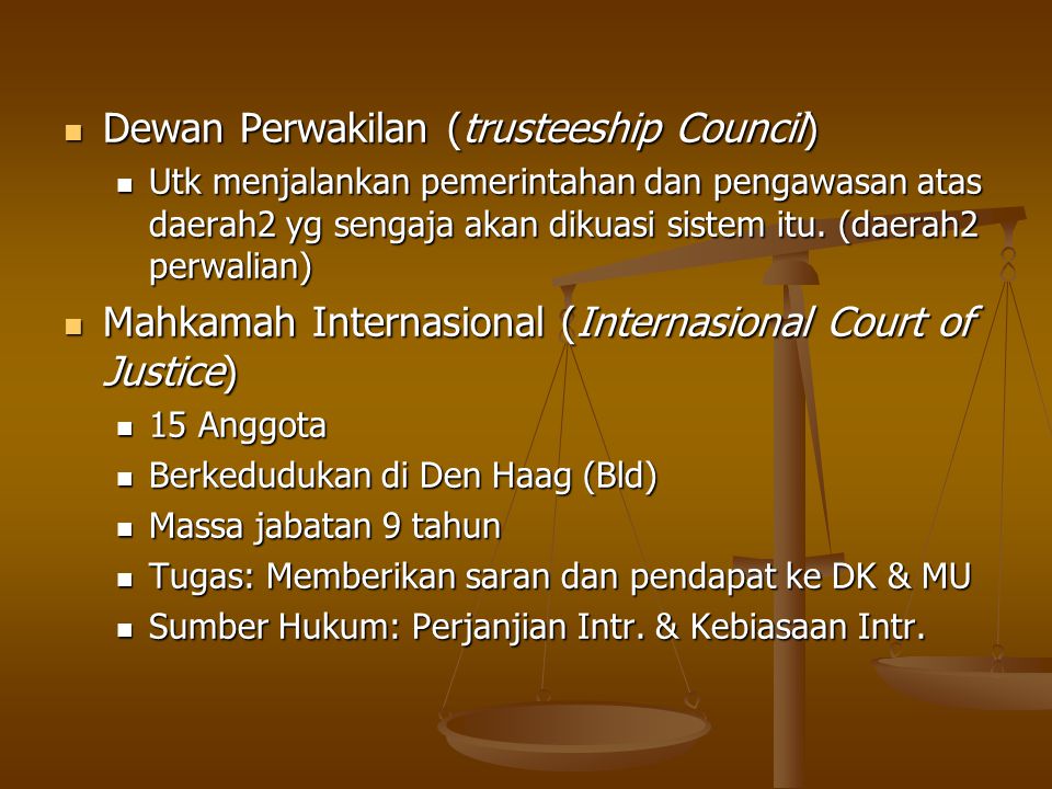 Dewan Perwakilan (trusteeship Council)