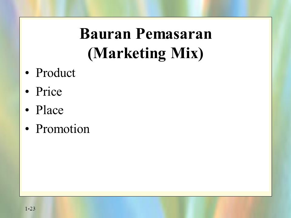 Bauran Pemasaran (Marketing Mix)