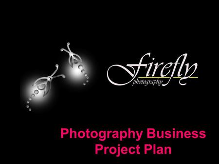 Photography Business Project Plan