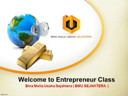 Welcome to Entrepreneur Class