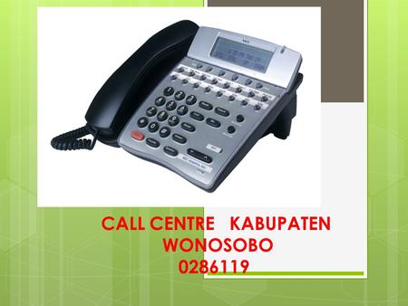 CALL CENTRE KABUPATEN WONOSOBO