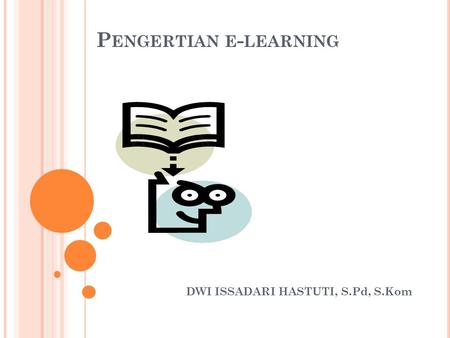Pengertian e-learning