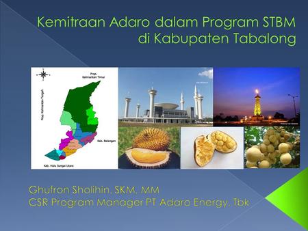 Kemitraan Adaro dalam Program STBM di Kabupaten Tabalong