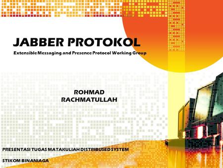 Extensible Messaging and Presence Protocol Working Group