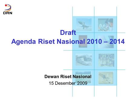 Agenda Riset Nasional 2010 – 2014