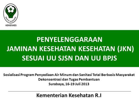 Kementerian Kesehatan R.I