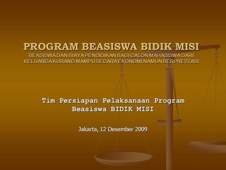 Tim Persiapan Pelaksanaan Program