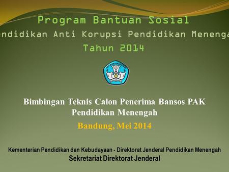 Program Bantuan Sosial