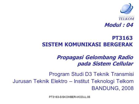 Program Studi D3 Teknik Transmisi