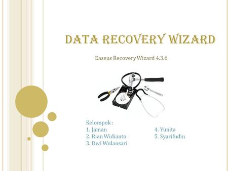Easeus Recovery Wizard 4.3.6