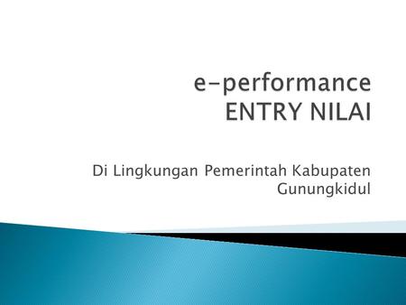 e-performance ENTRY NILAI