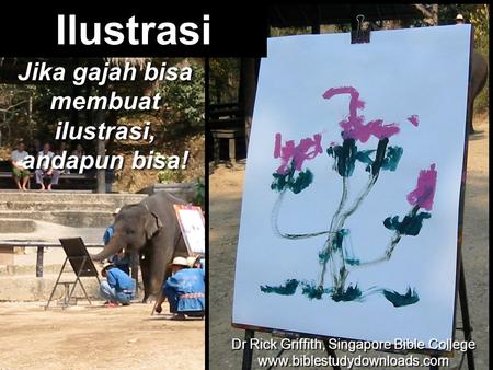 Jika gajah bisa membuat ilustrasi, andapun bisa!